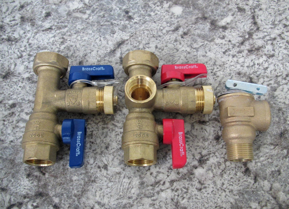 New Brasscraft TWV3SRX Tankless Water Heater Service / Pressure Relief Valve Kit
