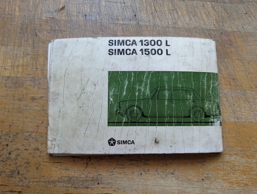 Simca 1301 & 1501 Handbook