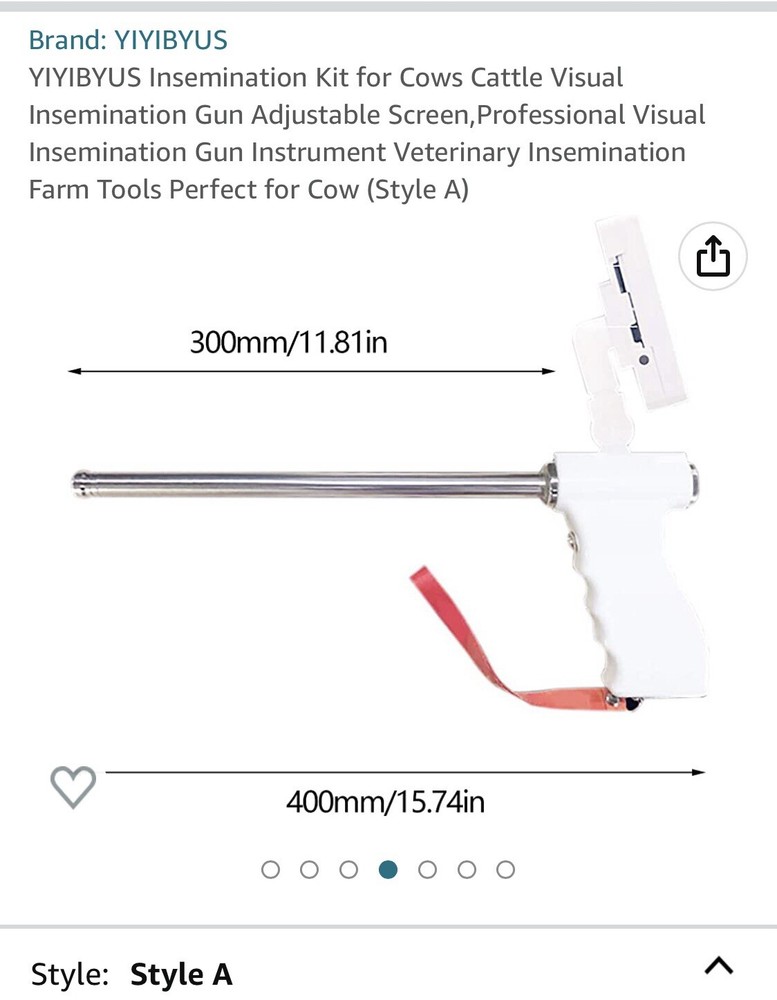 artificial insemination cattle Camera kit