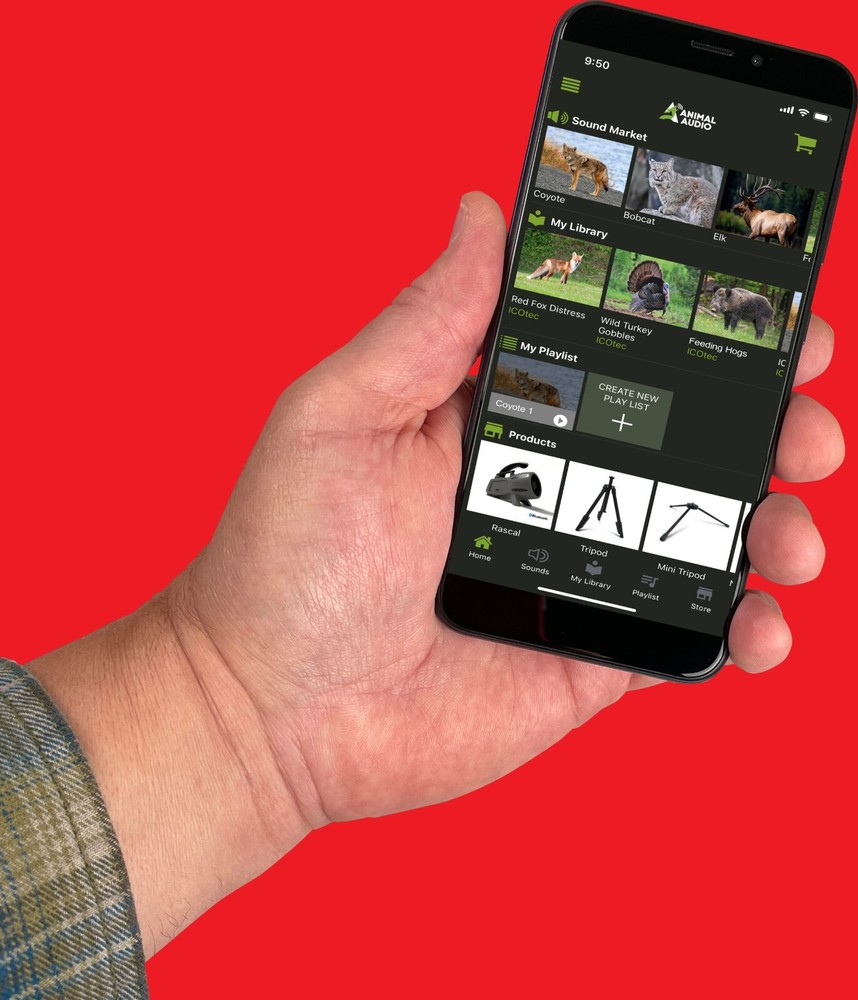 ICOtec NIGHT STALKER+ Programmable Predator Call with Bluetooth!