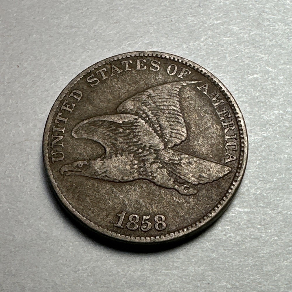1858 Flying Eagle Cent piece Large Letters