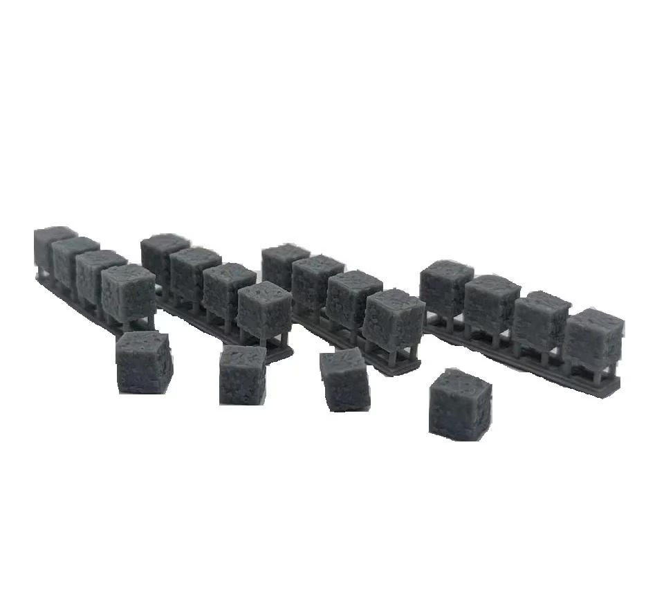 Z Scale Crushed Scrap Flat Car Load