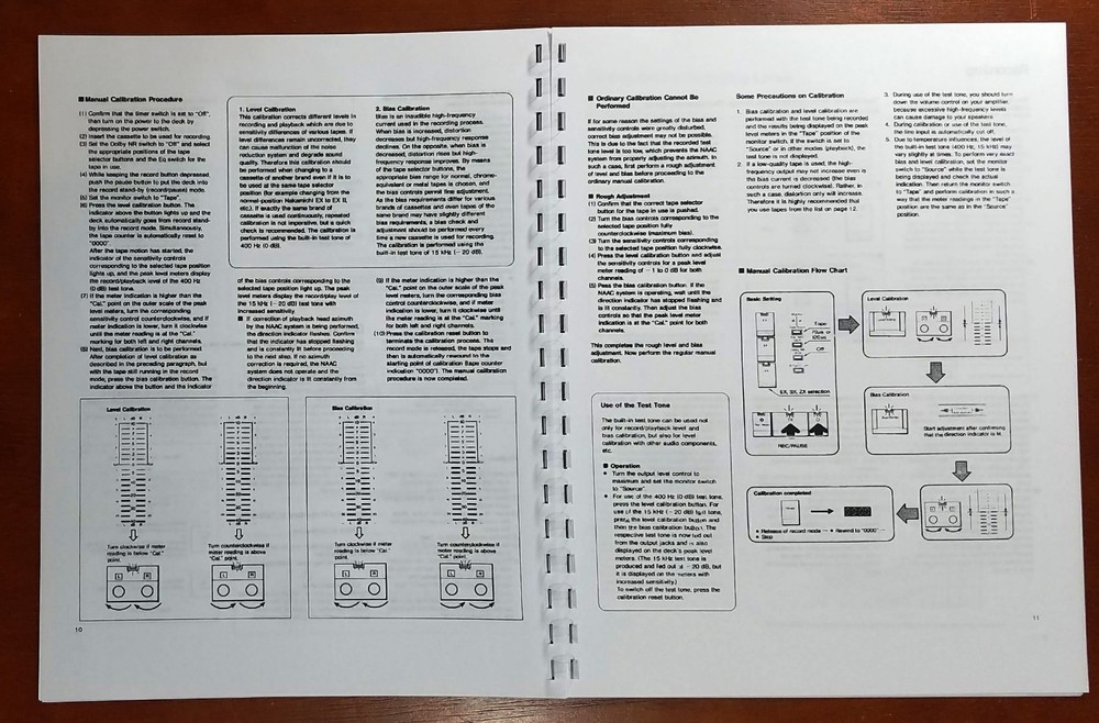 Nakamichi DRAGON Cassette Deck Owners Manual