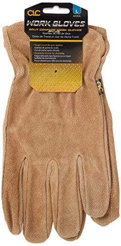 2055L Split Cowhide Work Gloves, Large
