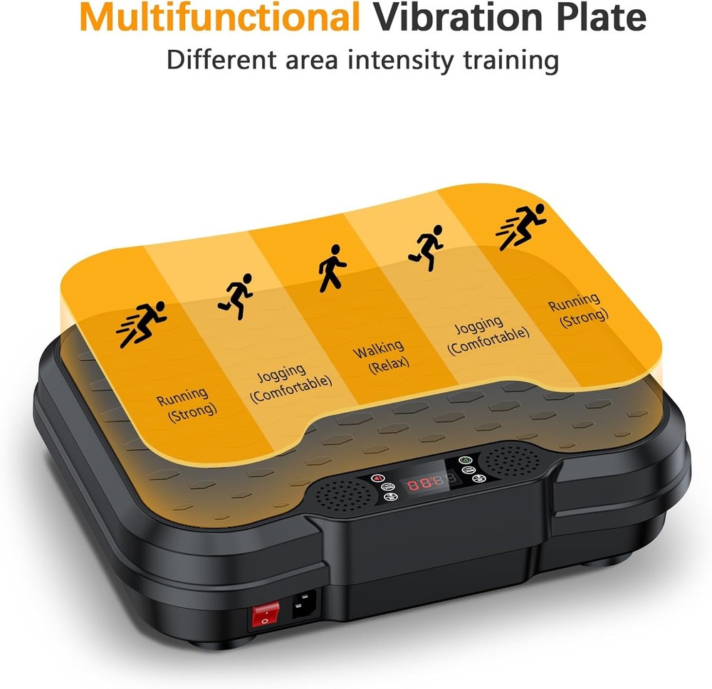 Vibration Plate Exercise Machine,Vibrating Platform for Lymphatic Drainage with