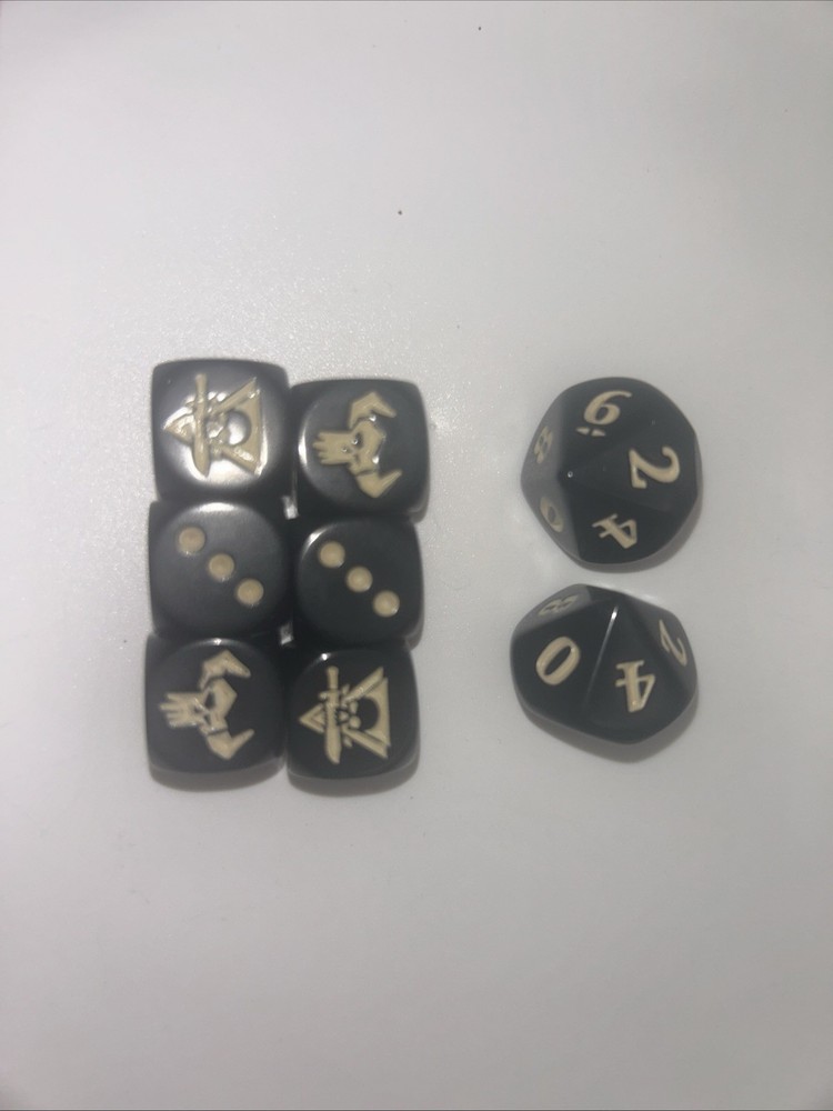 Kill Team ORKS Dice Set Warhammer 40K OOP D6 D10