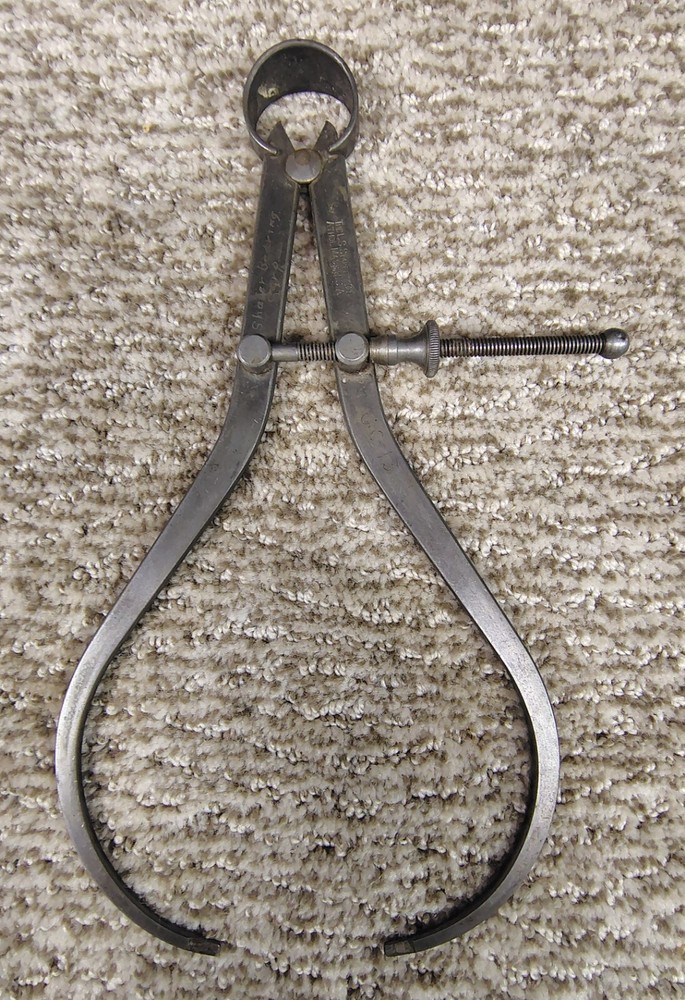 🗽 VINTAGE STARRETT 8" OD CALIPER