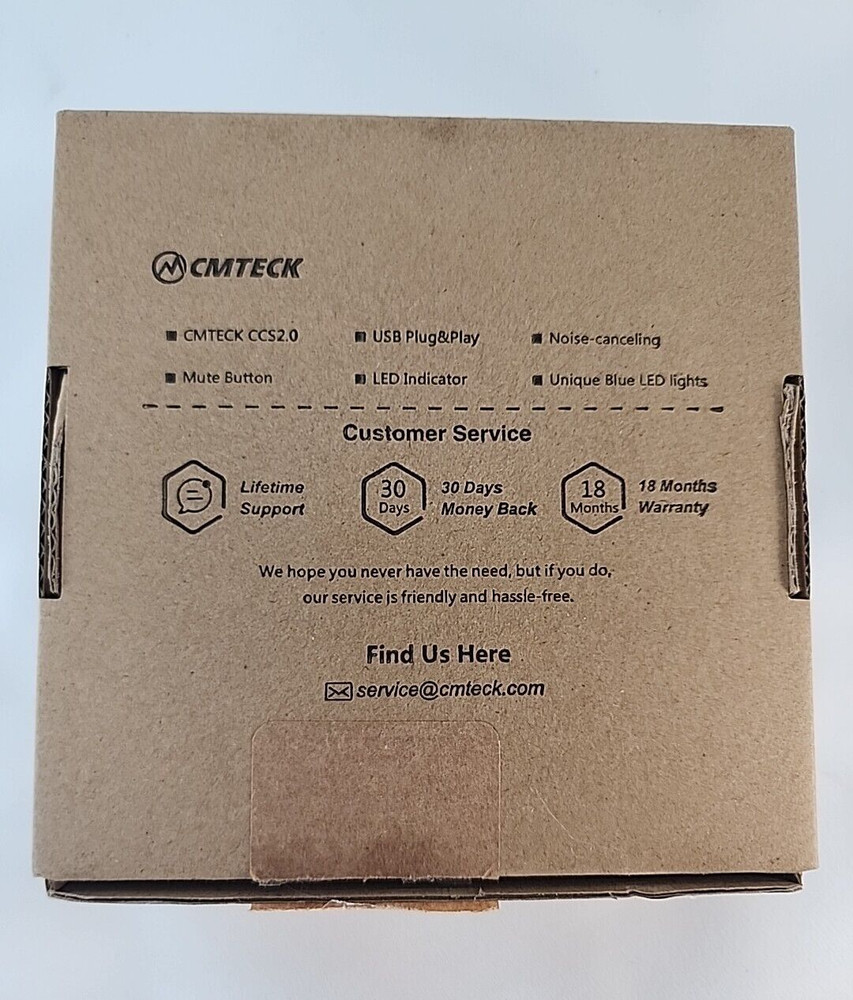 NEW CMTECK Conference USB Microphone Computer Desktop Mic w/ Mute LED