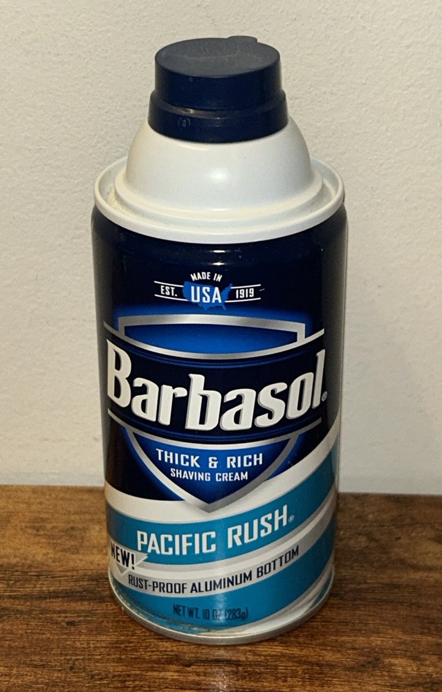 Barbasol Pacific Rush Thick & Rich Shaving Cream - 10 oz - Rust-Proof Bottom