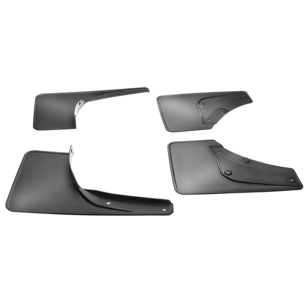 Splash Guard 4pcs Black for Mud Flaps Mudguard Front Left Rear Right