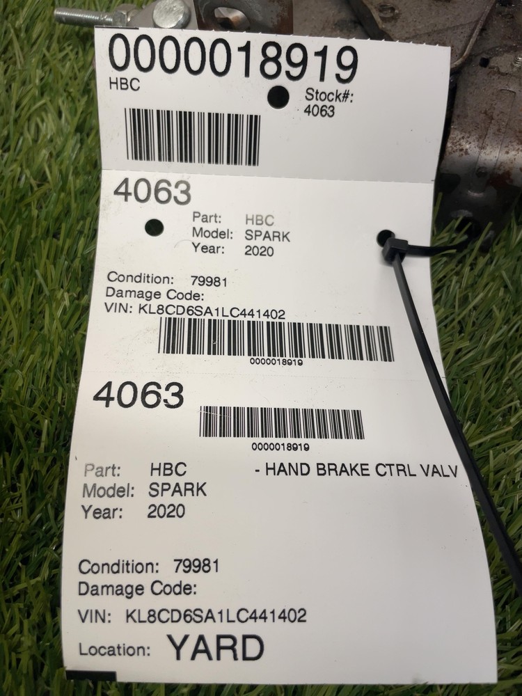 ✅ 2020 CHEVY SPARK HAND BRAKE CTRL VALV OEM
