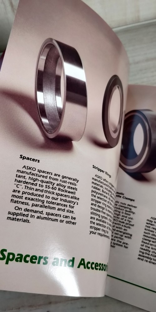 1986 ASKO catalog slitter tooling system and services C3