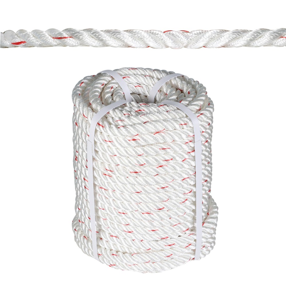 8900Lbs 5/8"×150' Double Braid Polyester Arborist Bull Rope Pulling Rigging Line