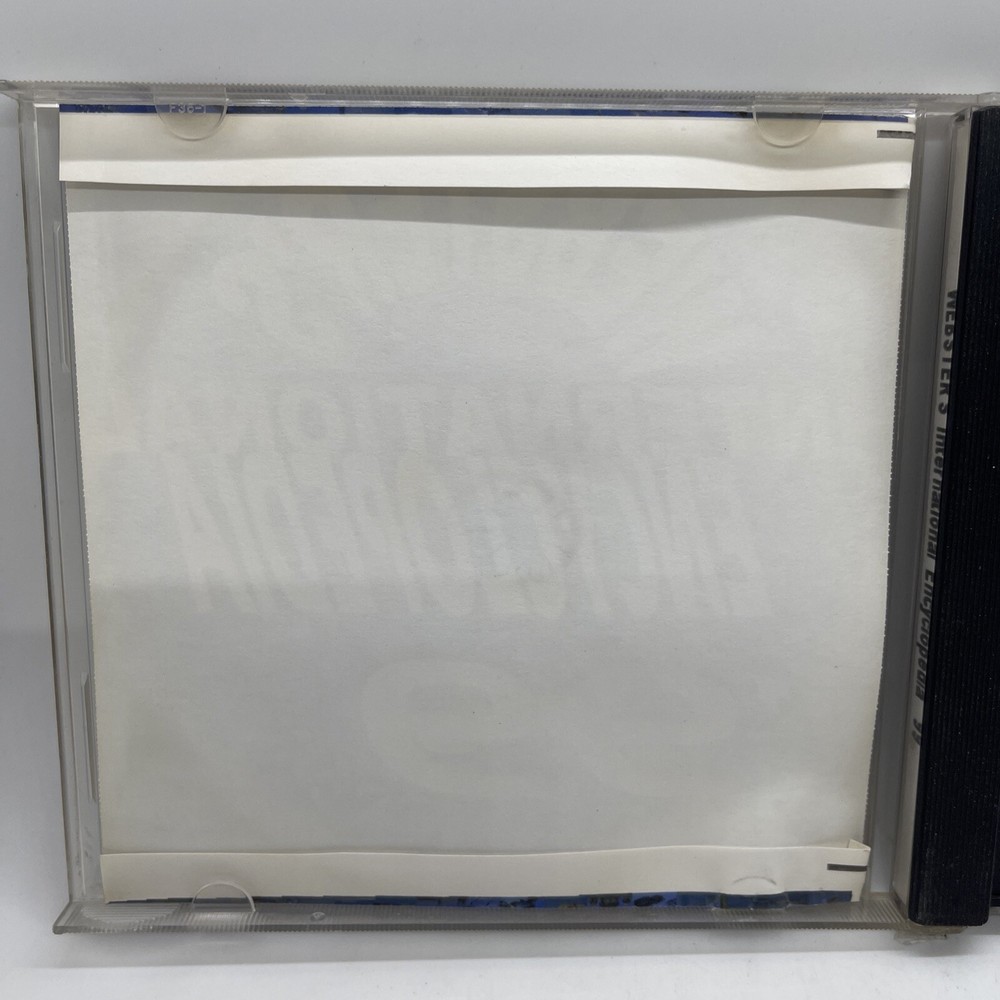 Webster International Encyclopedia Windows PC CD-ROM