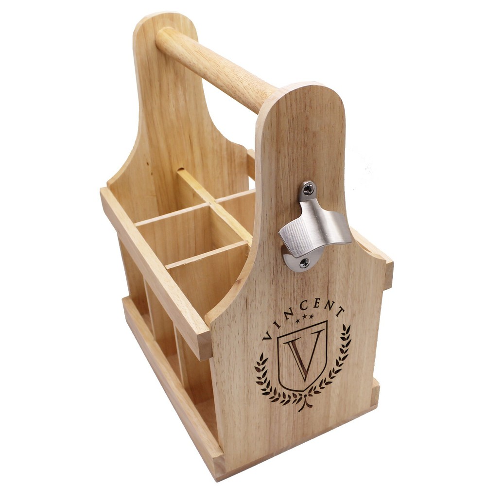 Personalized 6 Pack Beer Caddy Carrier