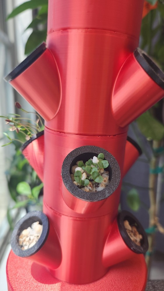 3D Printed USB Hydroponic Tower | Vertical Garden | 3 Sizes | Large