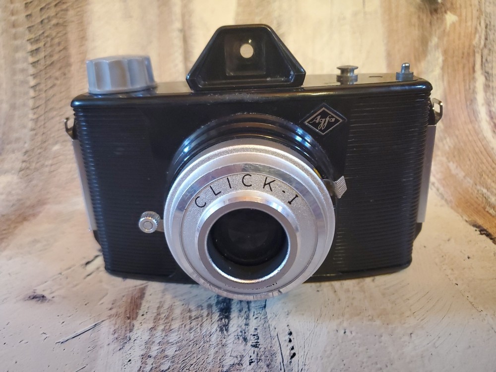 Agfa Click 1 Viewfinder Camera & Vinal Case - Tested Works