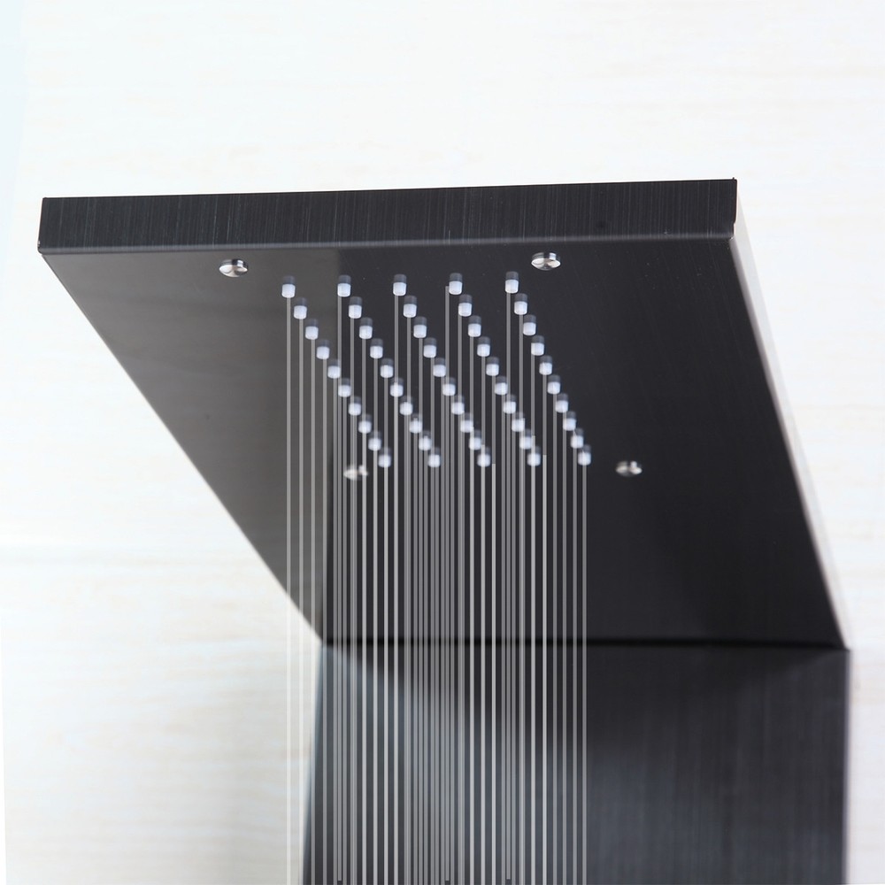 Waterfall Rain Shower Column Massage Jets Sprayer Shower Panel Hand Shower