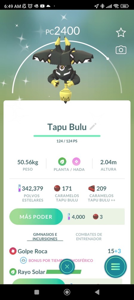 Pokemon Tapu Bulu shiny