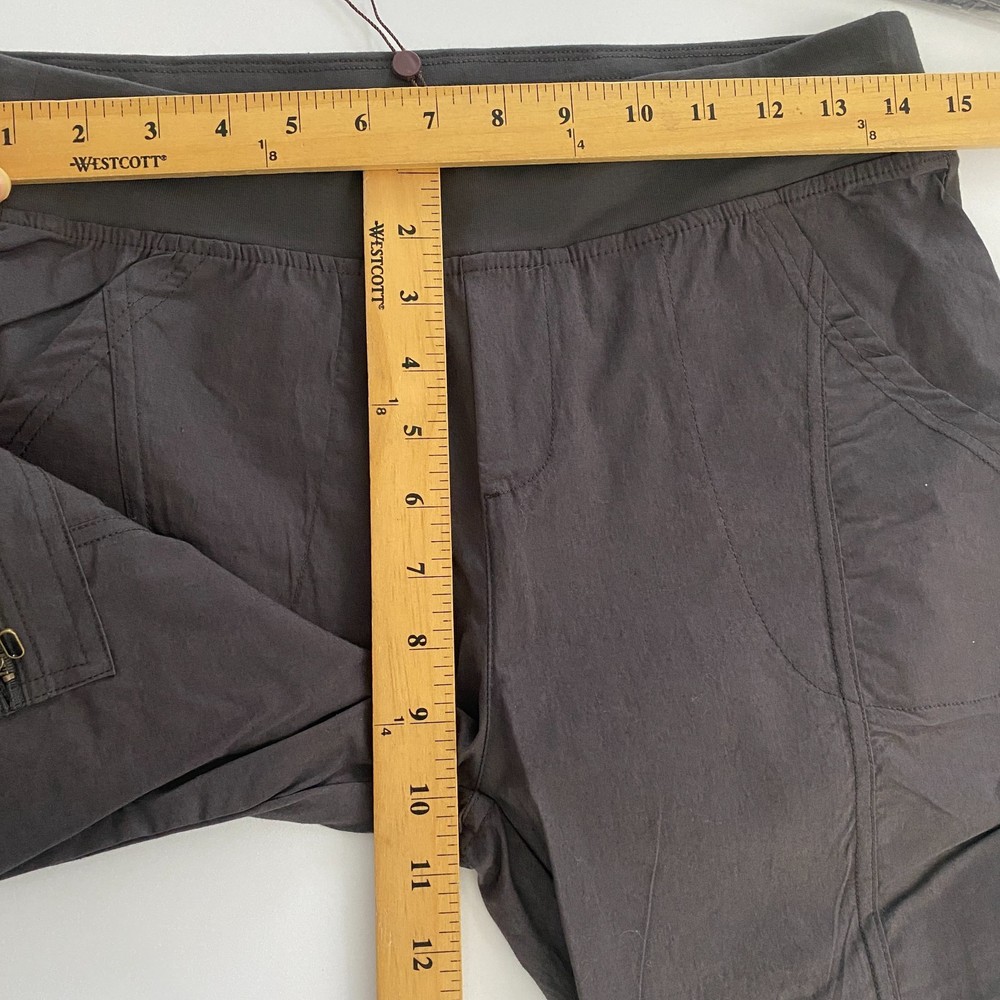 XCVI Wearables Malanda Pull On Pants Size Small Gray Pockets Mid Rise