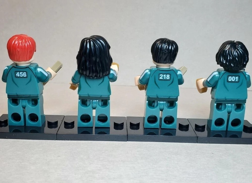 Custom Printed MOC Squid Games Minifigs 8 Pack