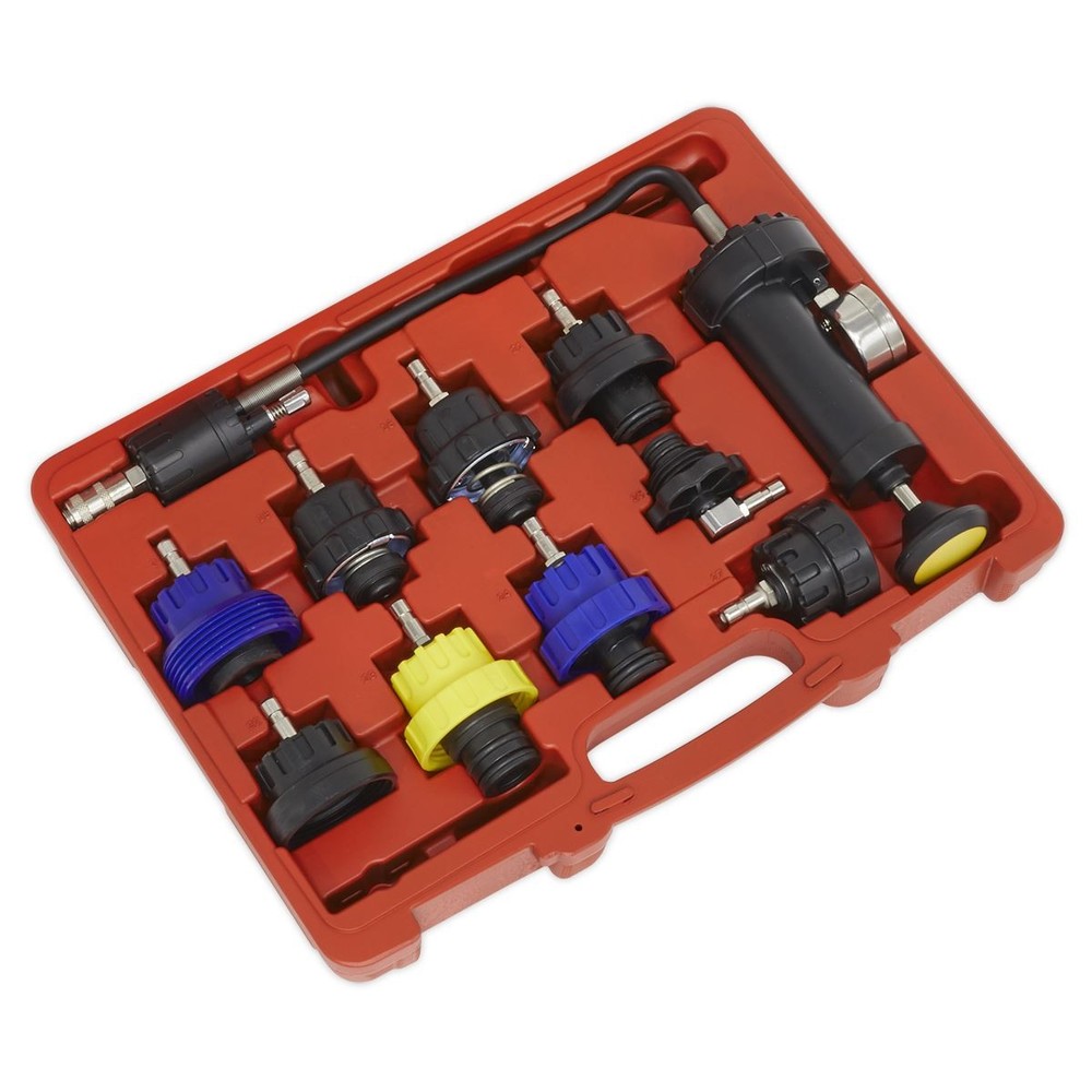 Sealey VS0013 Cooling System Pressure Test Kit 10pc