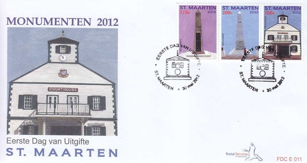 Sint Maarten Issue FDC 2012 (11) Churches
