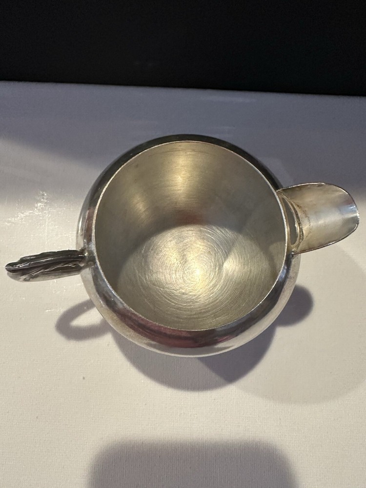 Vintage FB Rogers Silver Co silver plated Footed creamer