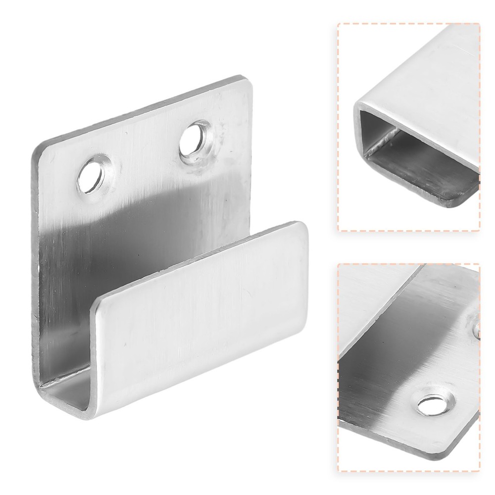 Corner Brackets Corner Brackets Silver Stainless Steel U-shape