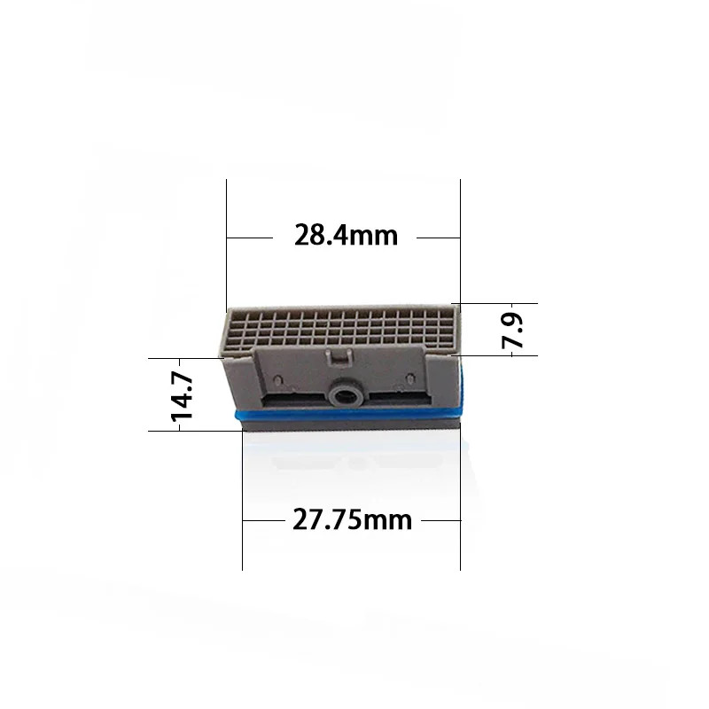 2PCS Rectangle Square Faucet Aerator Bubbler Male Thread Water Saving