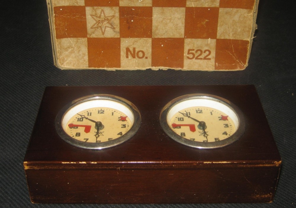 Vintage Alpha German Chess Clock Timer Model # 522