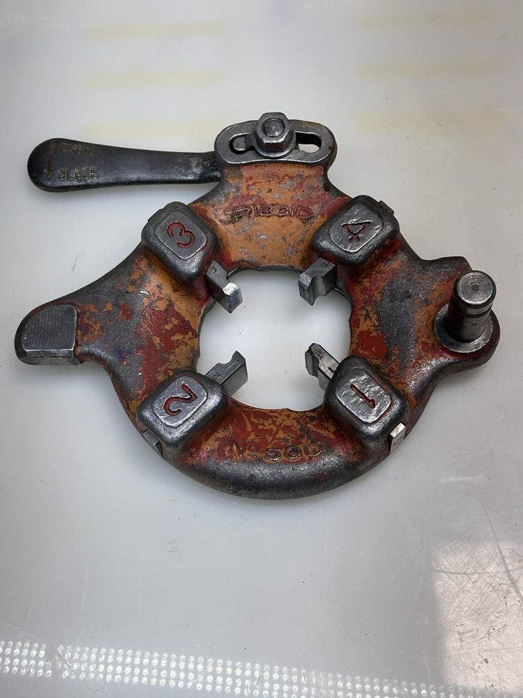 Ridgid 500 Threader Threading Thread Die Head 1-1/2" NPT Teeth