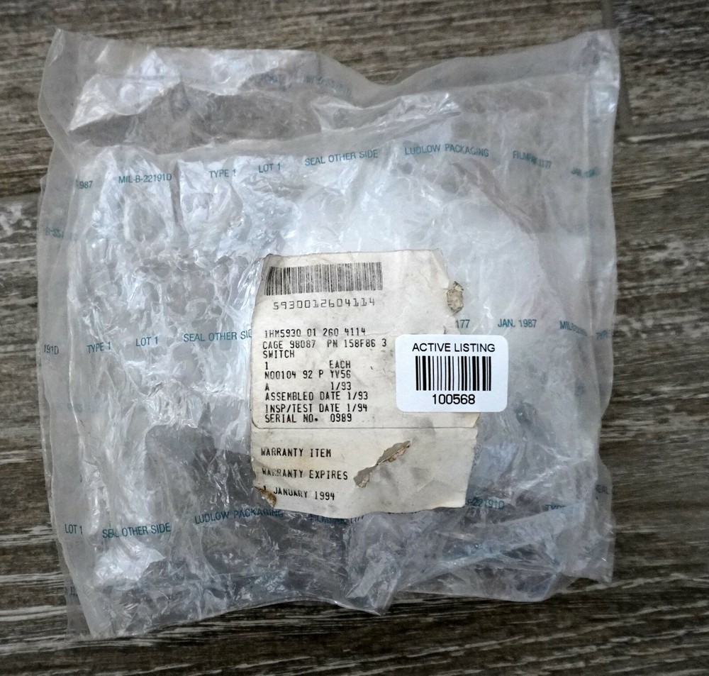 ITT Aerospace Controls 158F86-3  FLOW SWITCH