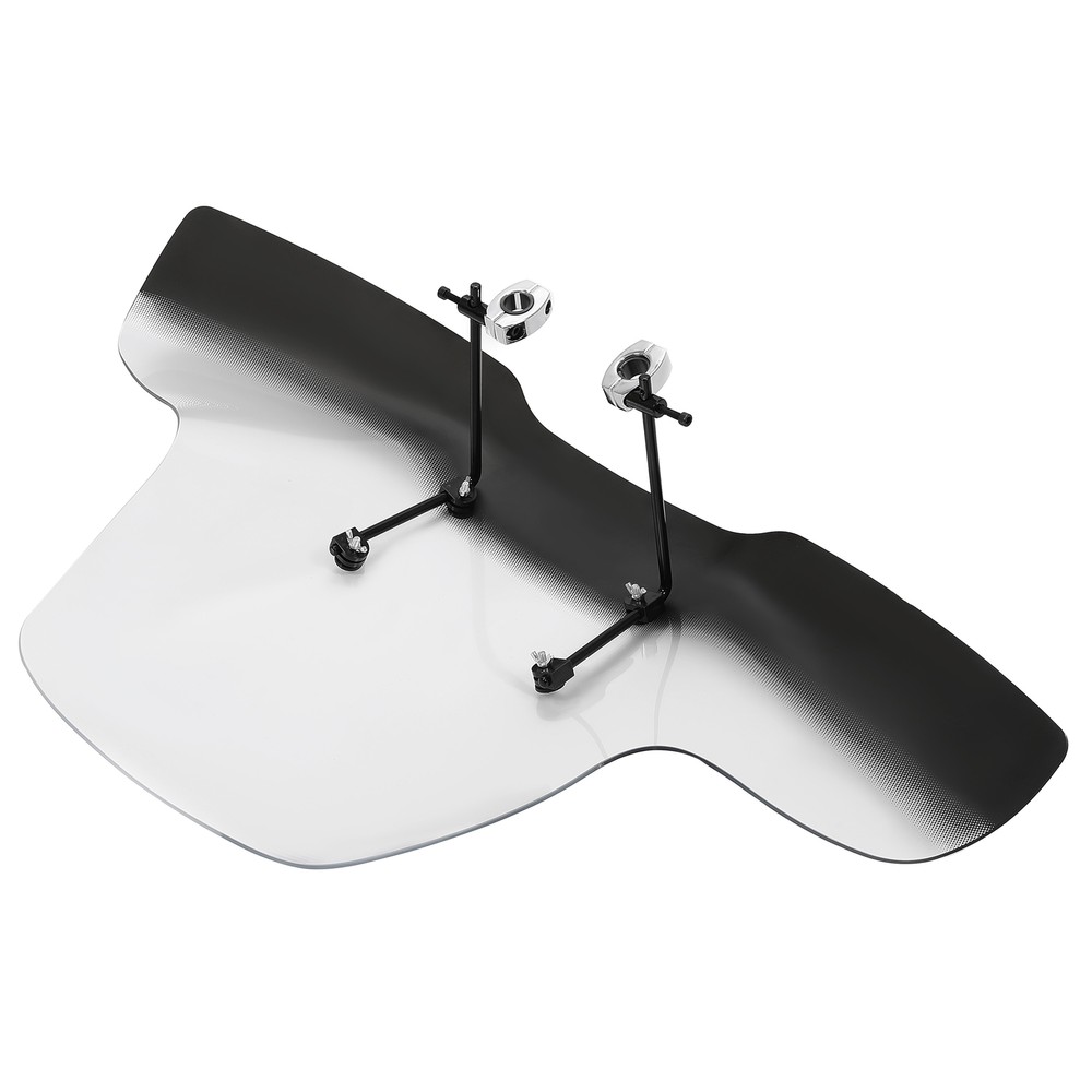 2-Tone Large Windshield Windscreen Screen Protector For ATV Motorcycle Harley