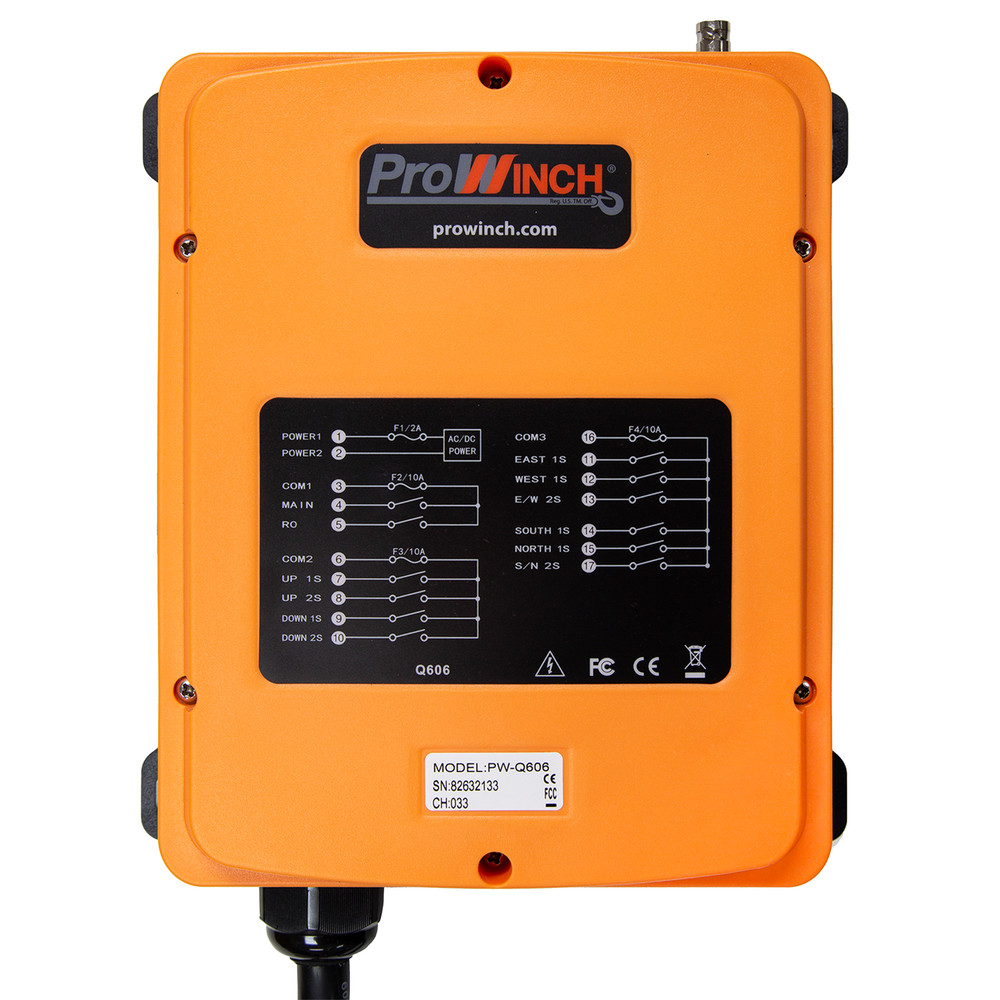 6 Channels Single Speed Wireless Remote Control Multi voltage Long Range 900 ft