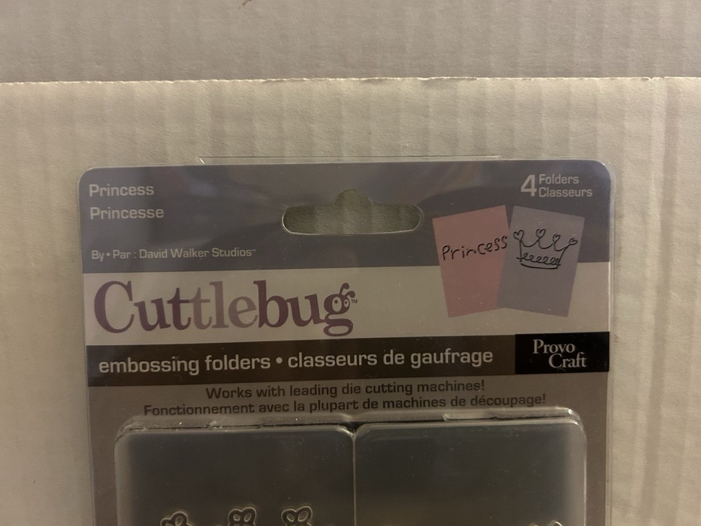 Provo Craft Cuttlebug Princess (4 Embossing Folders)