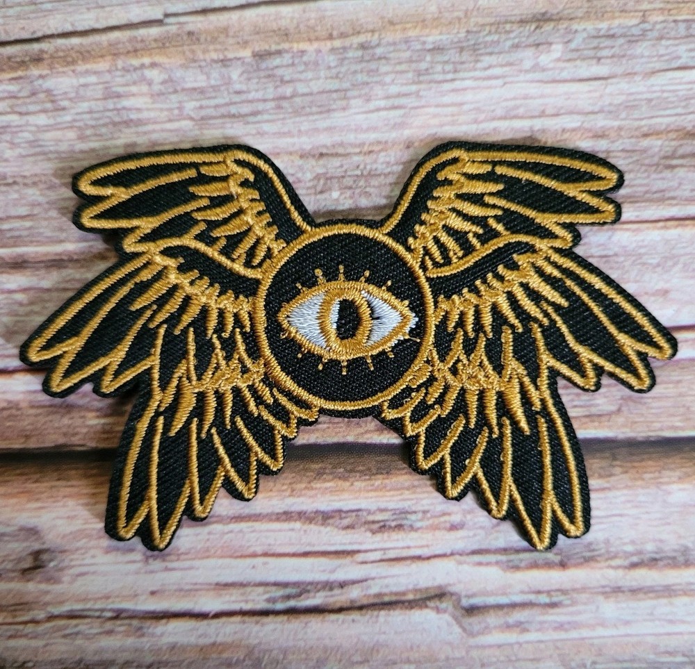 Anatomically Correct Christian Angel God Catholic Embroidered Iron On Patch