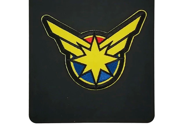 CAPTAIN MARVEL Premium Quality 4" Iron/Sewn On Embroidered Patch