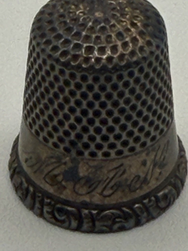Antique Sterling Silver Thimble
