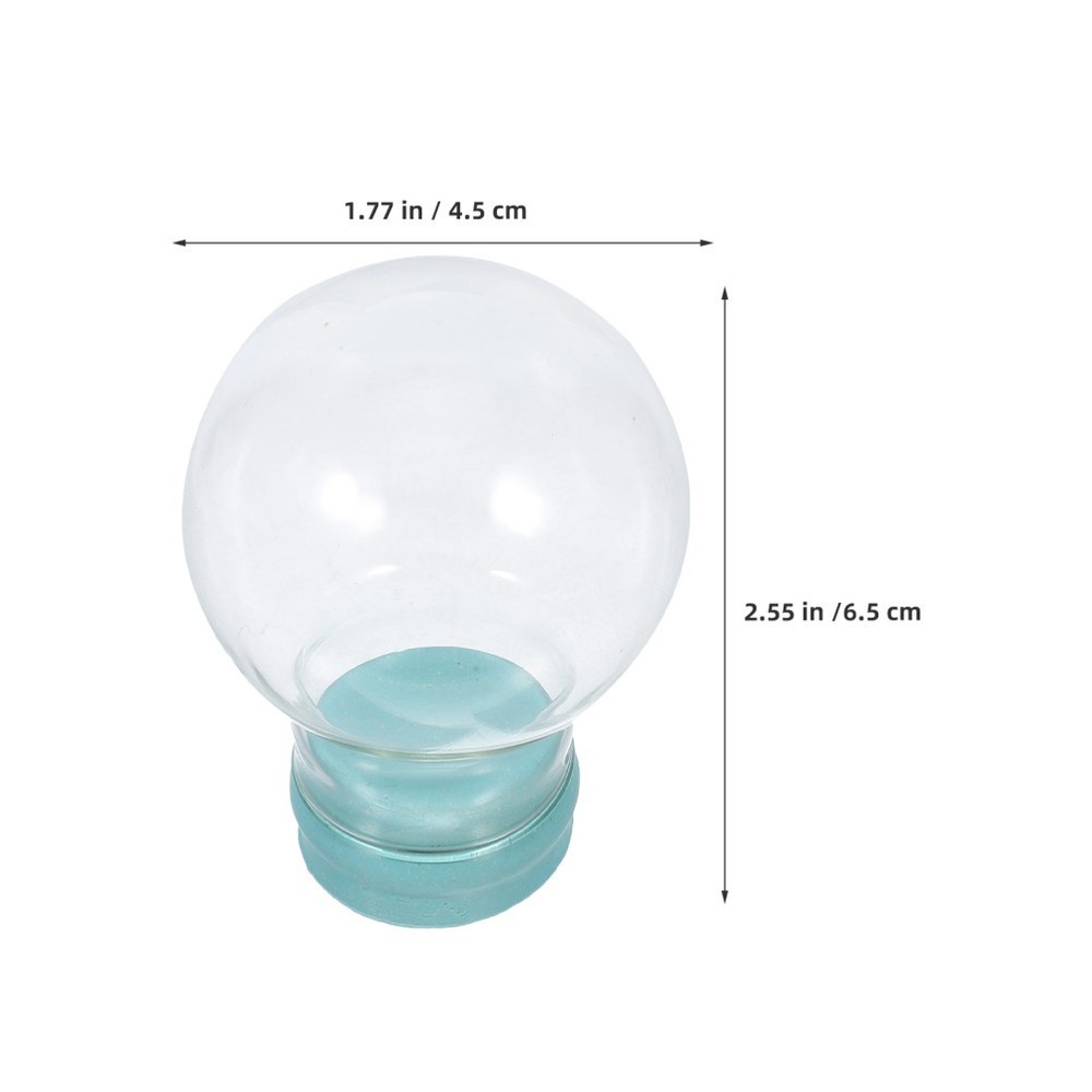 3 PCS Snow Globe Craft Hydroponic Planter Vase Display Showcase DIY