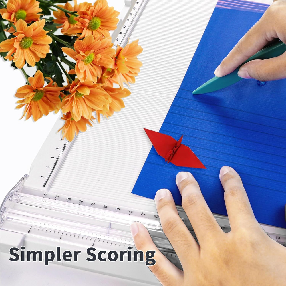 Scoring Board Paper Trimmer, Includes 12X12 Inch Folding Scoring Board, Scoring