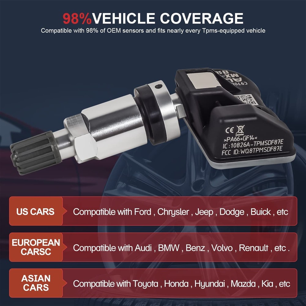 Autel MX-Sensor 2 in 1 Programmable TPMS Sensor for Tire Pressure Tool Universal