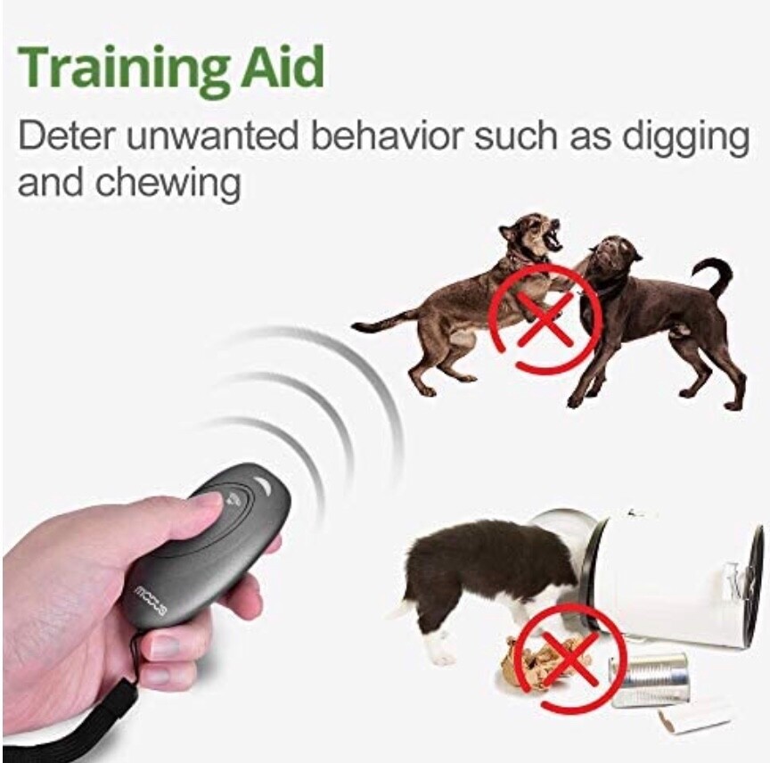 NEW Stop Annoying Bark- Modus Handheld Ultrasonic Bark Control Training