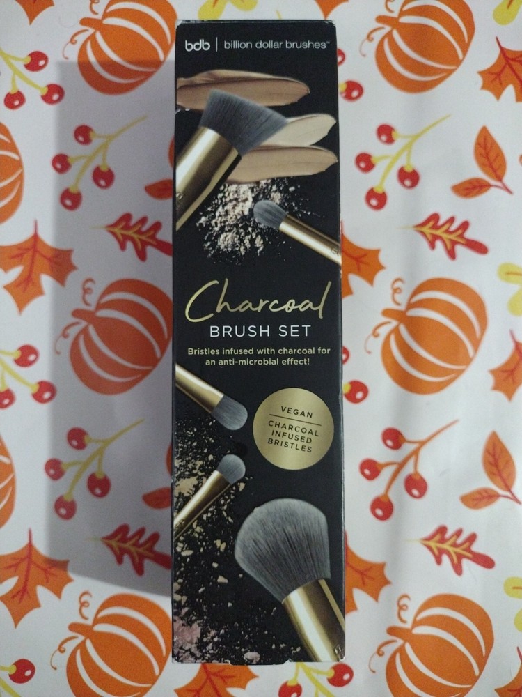 Billion Dollar Brushes bdb 5 Pc Charcoal Brush Set Box Taped Up