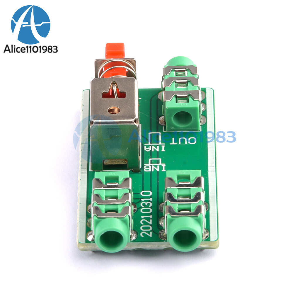Audio Switching Board 3.5mm audio input A / B Group input Switch Select output
