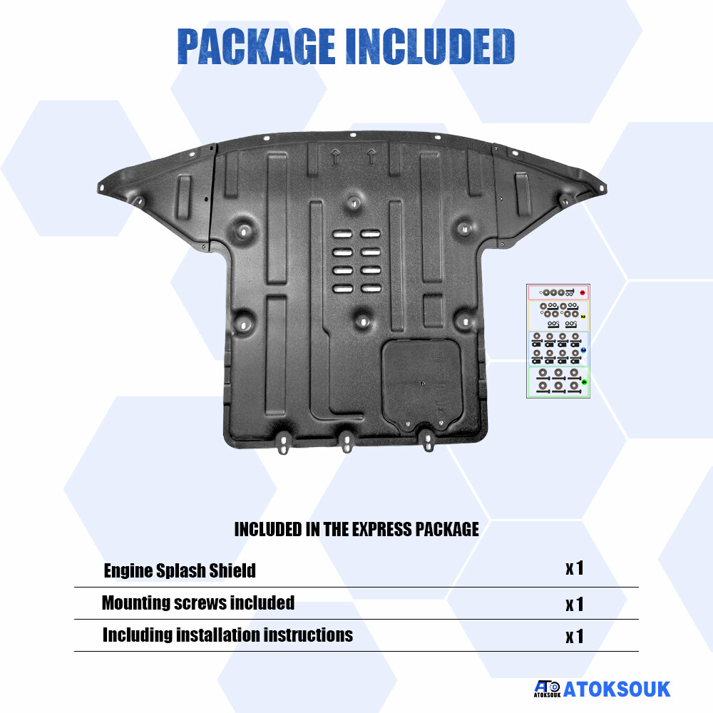 Thick Engine Splash Shield For Ford EXPLORER 2020-2024 Front Engine Guard Hard