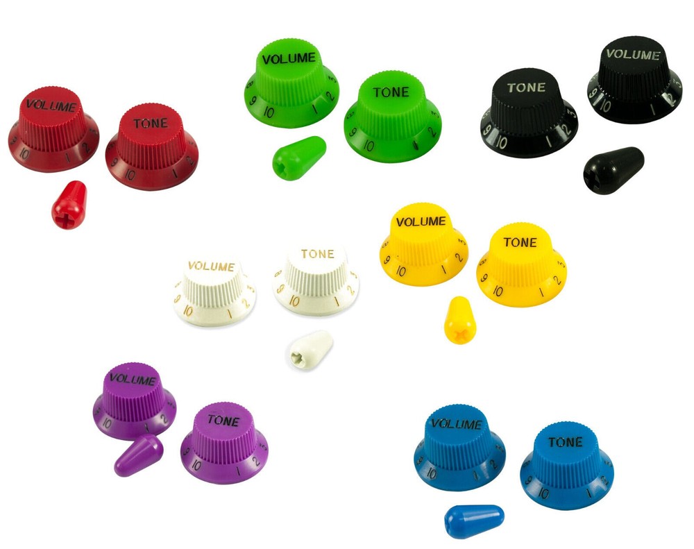 Ibanez Knobs Colored Replacement with Switch Tip