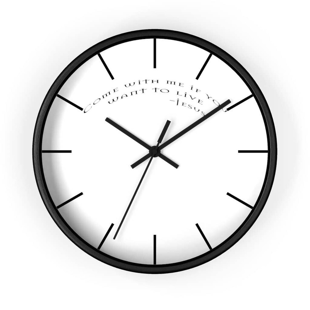 Wall Clock "Come with Me"