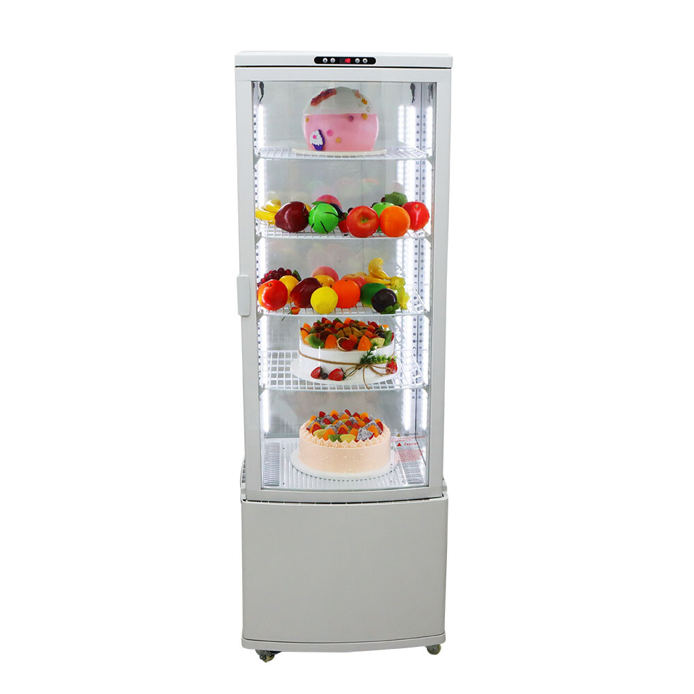 110V Refrigerated Cake Display Cabinet 5 Layers Showcase Automatic Defrosting