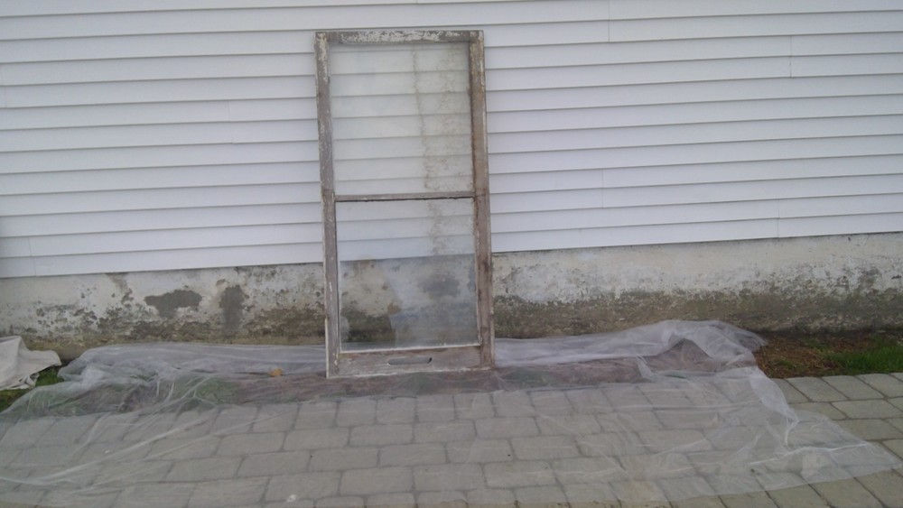 Antique storm windows